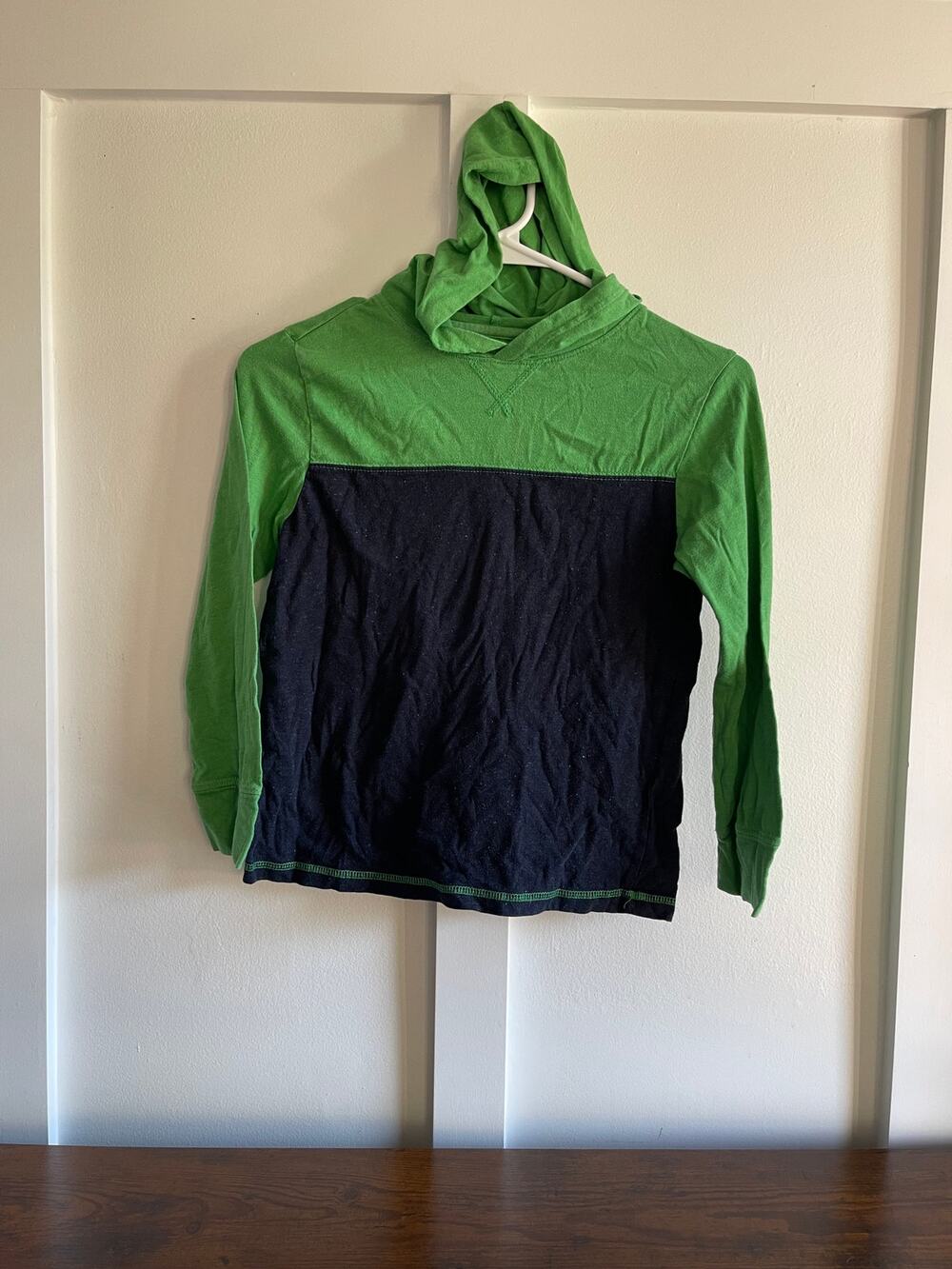 Boys 8 color block hoodie
